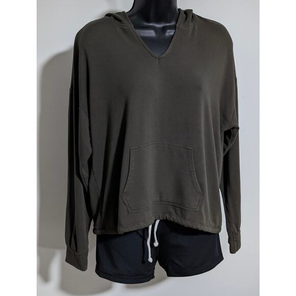 Workshop Republic Olive Green Loose Fit Hoodie Pullover- size M - Picture 1 of 6